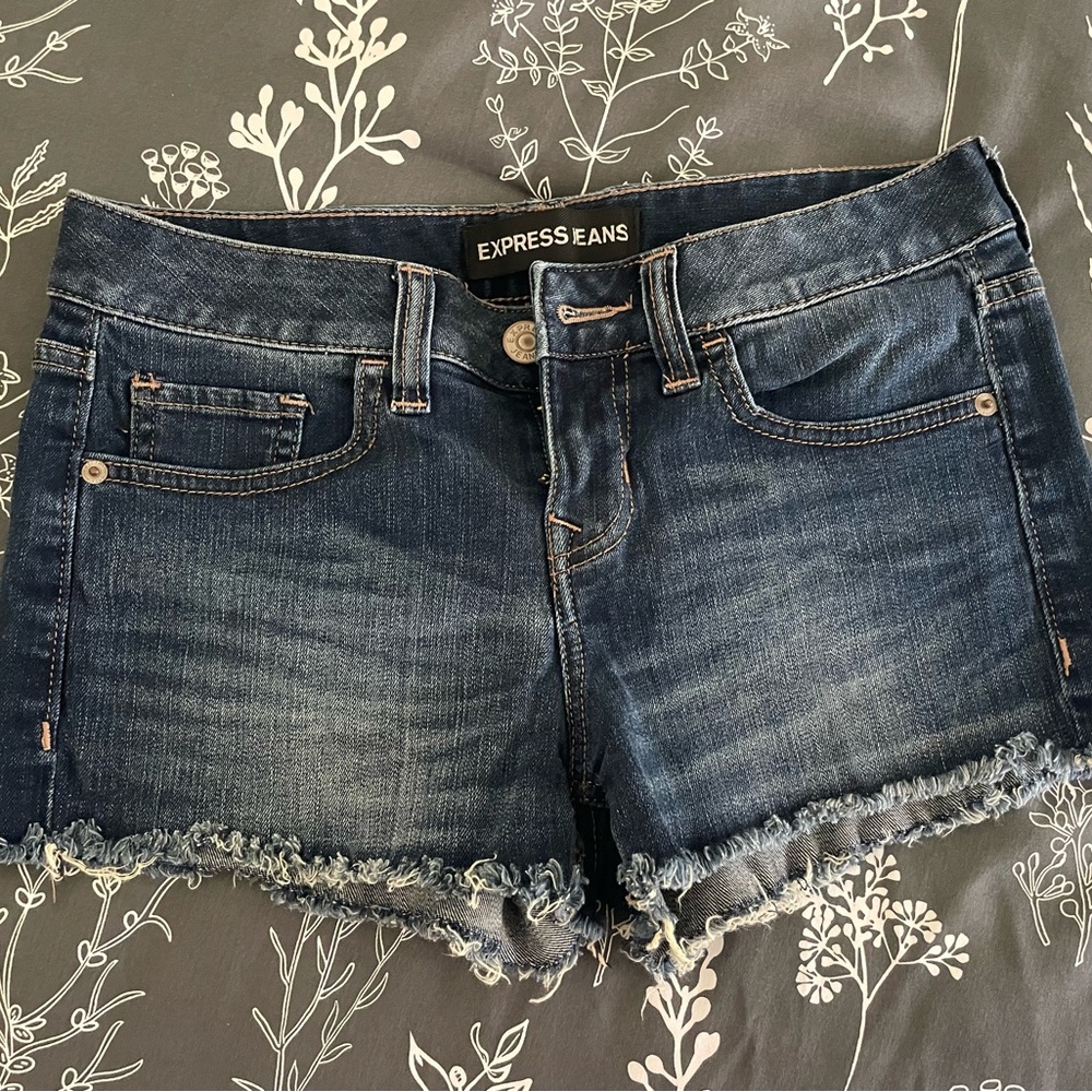 Women's Blue Denim Shorts